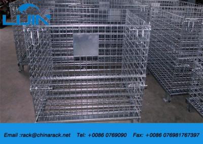 AS4084 Steel Wire Mesh Cages Corrosion Protection Material Foldable Type