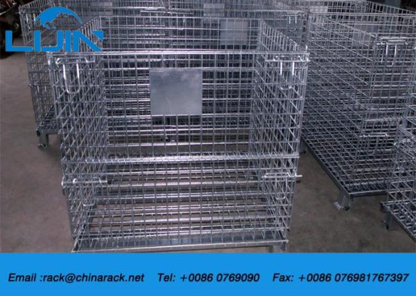 Tipo dobrável de Mesh Cages Corrosion Protection Material do fio de aço AS4084