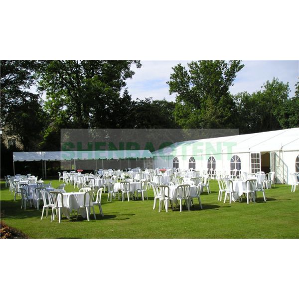 20x40 Exterior Big Party Marquee Tent Custom Space For Weddings High Reinforce Aluminum