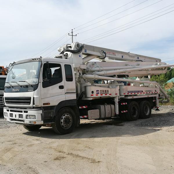 265KW 37m Refurbished Beton Pump Isuzu Truck Mounted Good Condition