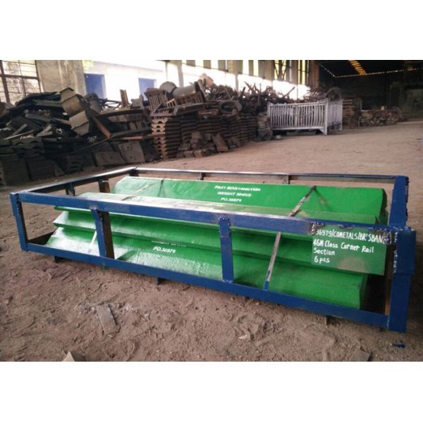 Cr-Mo Alloy Steel 46M Class Corner Rail Section Grinding Mill Hardness HB217-241