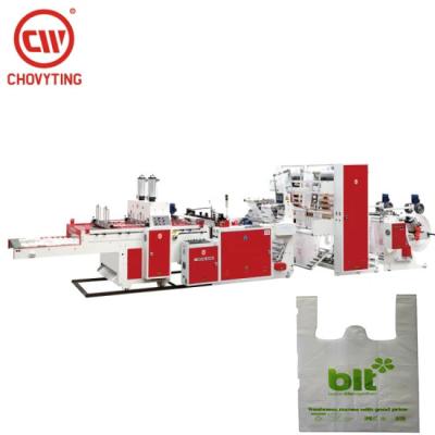 Supermarket Corn Starch Bag Making Machine 90m/Min