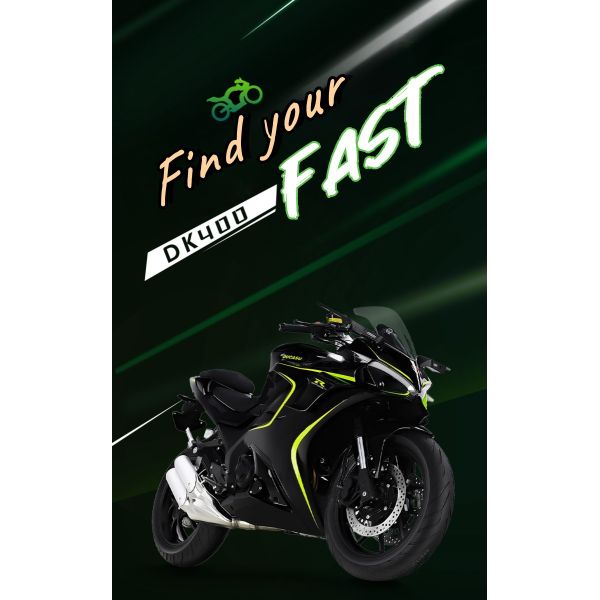 Racing adult motorcycle fuel 400cc large displacement large fuel tank super long life fuel motorcycle speed