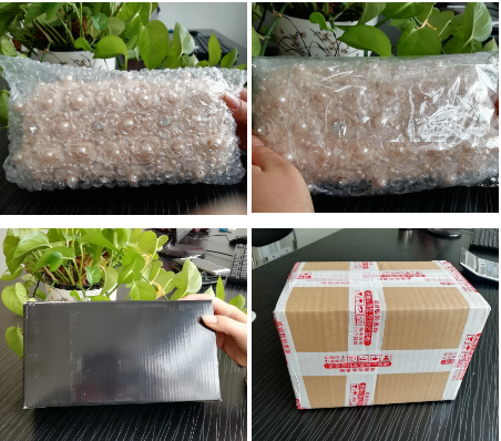 Big Simple Clasp Hand Clutch Purse , Brown Colored Chain Clutch Bag