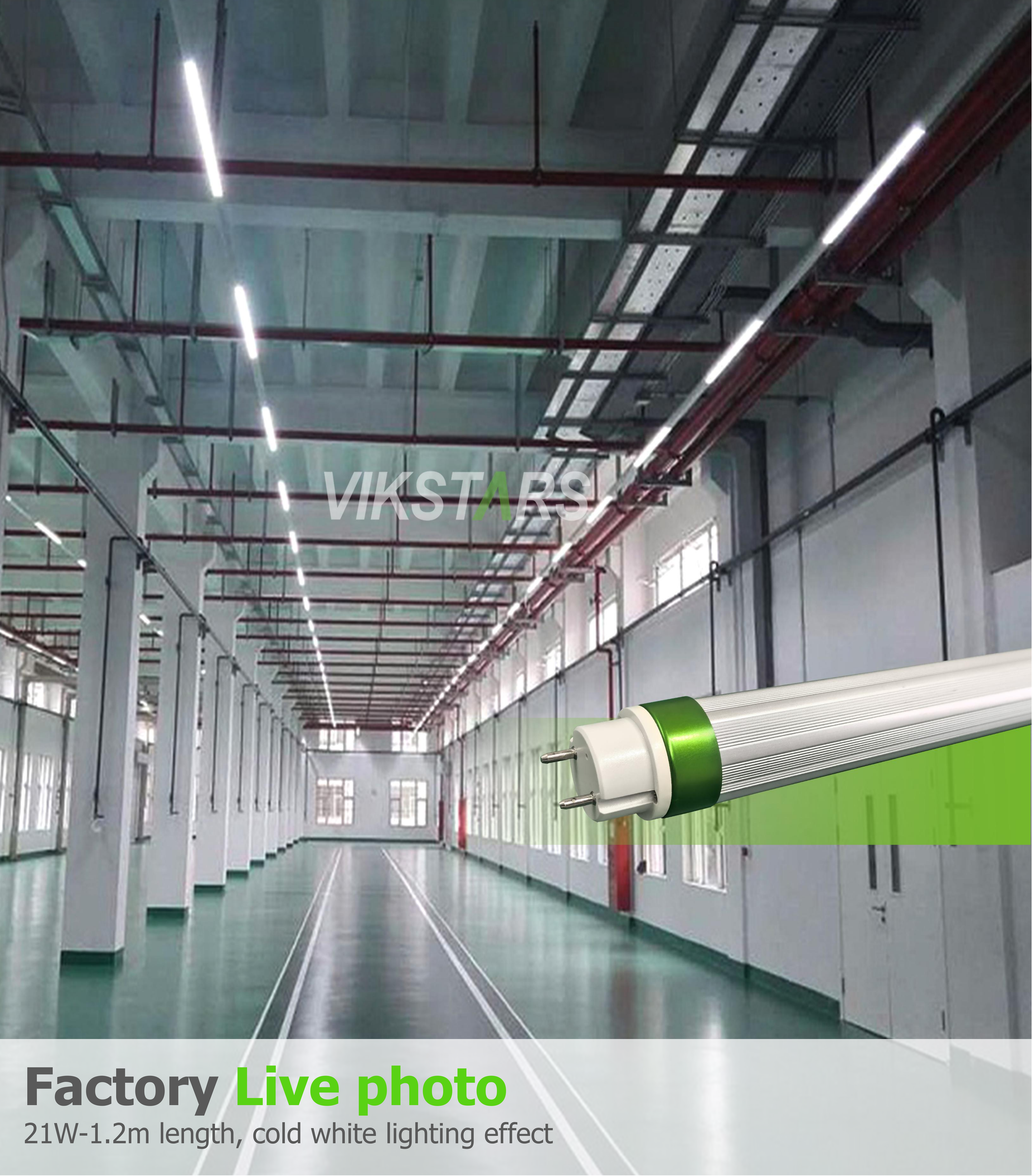 130lm/w High Lumen T8 Tube 3 Years Warranty Good Quality 10W 14W 20W LED Tube For Indoor Commercial Lighting