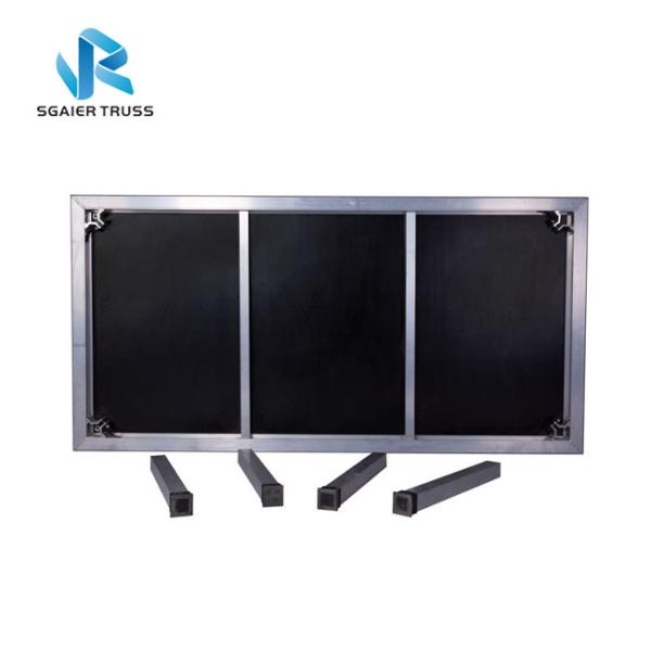 Stable School Portable Aluminum Stage Platforms , Wooden Folding Stage Platform