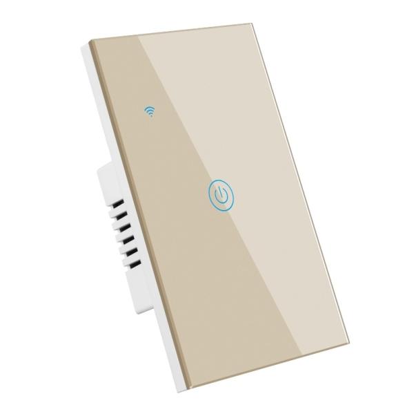 音声制御 スマートワイヤレスWiFiスイッチ 単極 240V