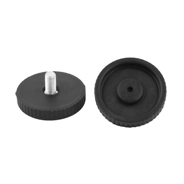 Steel and Nylon Furniture Footing with Non-Slip Manual Height Adjustable Screw-In Glide