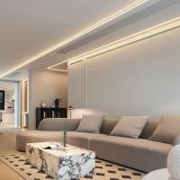 PCの拡散器カバーとの合金によって引込められるIP44/20 LEDのPlasterboardのプロフィール
