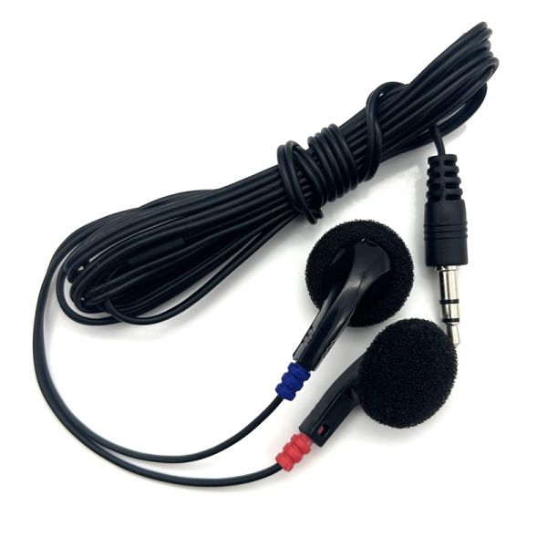 Others Chipset Wired Headphone HD Stereo Earpiece 1.2M Deep Bass In-ear Earphone With Mic Handsfree for Mobile Phone Plastic