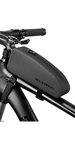 Bike Phone Mount Bag Bike Front Frame Handlebar Bag Waterproof Bike Phone Holder Case Bicycle Accessories Pouch