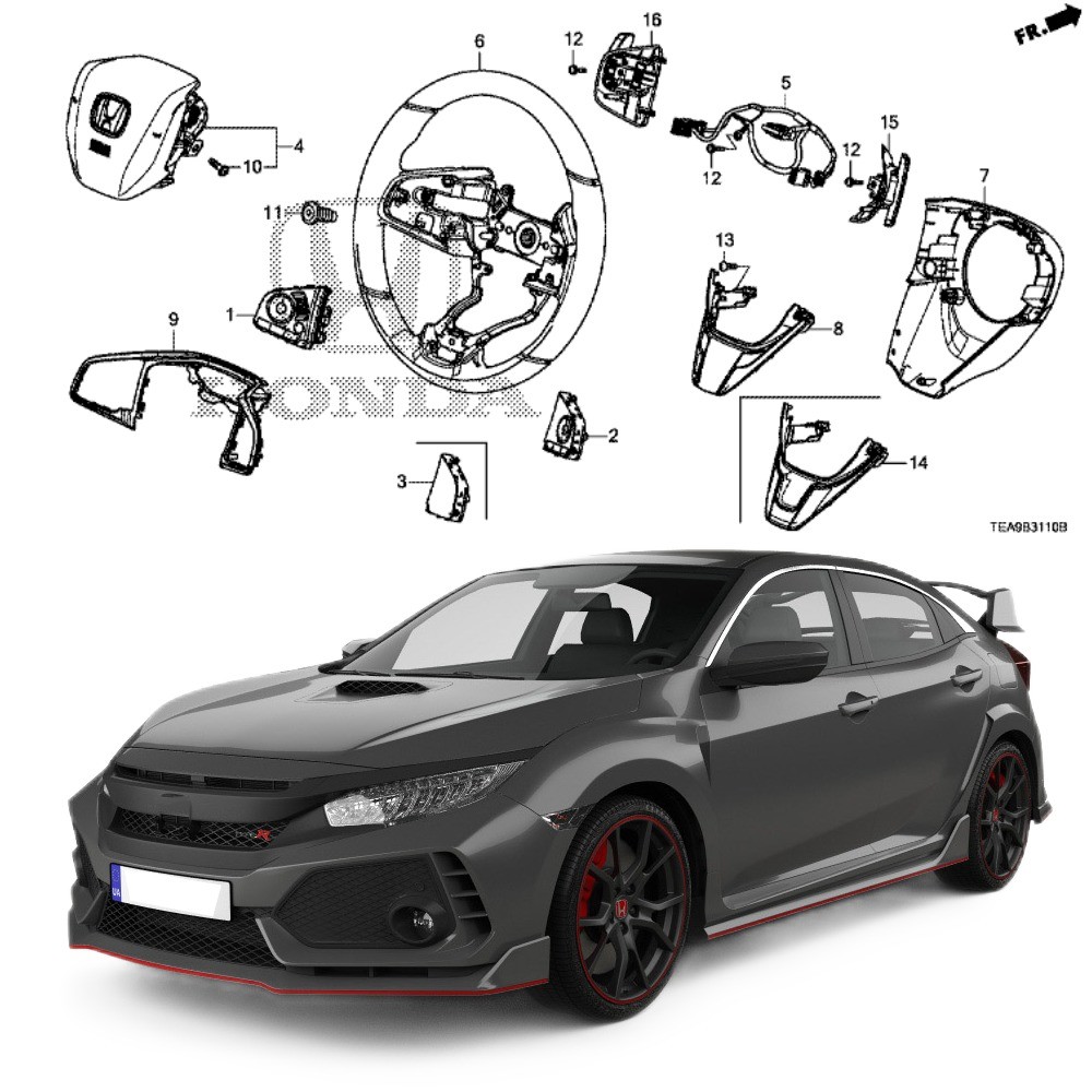 OEM Manufacturing for HONDA Civic 2016-2021 177810-THR-A81ZA Full Range Car Aftermarket
