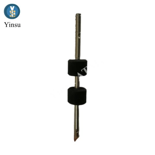 ATM Machine Spare Parts Wincor TP27 Printer Rubber Wheel Shaft Financial Equipment 1750256247-28 for Wincor ATM