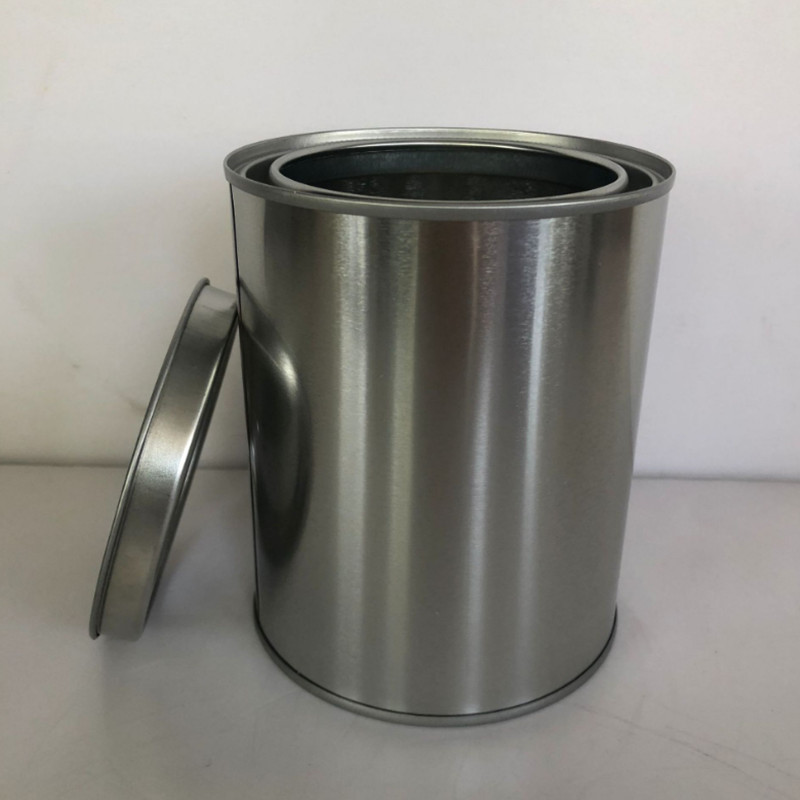 Металл круга SGS жестяные коробки краски масла 3,38 Oz с ручкой