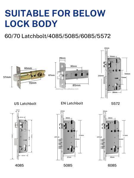 Smart Digital Door Lock with Biometric Fingerprint 35-75mm Door Thickness Multiple Unlock Methods and Cloud Storage