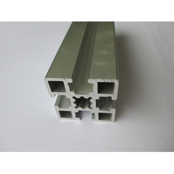 40 * 40 Extruded Aluminum T Slot , Aluminum T Slot Bar European Standard