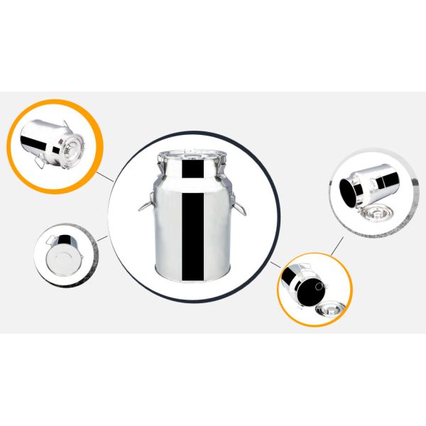 latas selladas granja de acero inoxidables de impregnación de la leche del cubo del tanque del refrigerador de la leche de la soja 30L