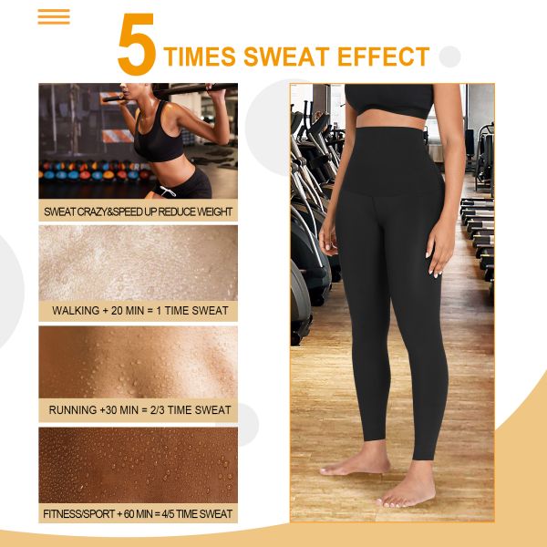 Тренер с высокой талией Уменьшение веса Спорт Леггинсы Фитнес Подниматель задниц Женщины Шейпвейр Взрослые