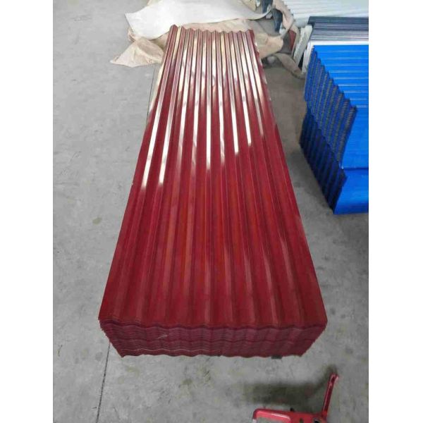 Color Coated Galvalume Corrugated Steel Roof Sheets 50–180g/m² for Building Materials