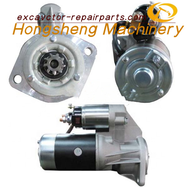 8944234520 24V 9T 3.0KW Excavator Starter Motor Kobelco SK60-3 Isuzu 4JA1 Engine