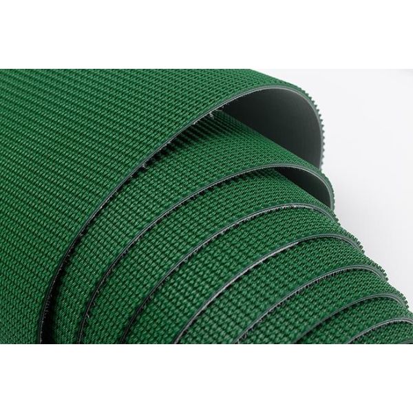 Anti Static Industrial PVC Belt Skid Grass Pattern Conveyor Belt FDA Standards