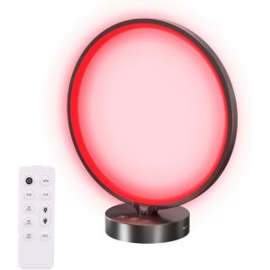 All-in-One Sleep Aid Lamp with 670nm Red Light Remote Control and Customizable