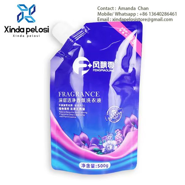 Настраиваемый стоять вверх мешок пищевые пакеты для еды соки напитки стиральная мочатка упаковка