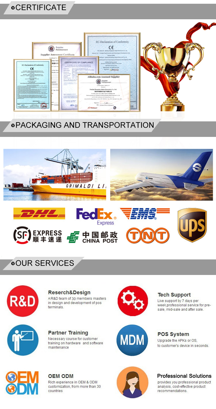 Intel Corei3/J1900 Quad Core POS Cash Register с 13,3/15,6' дисплеем и 2-м дисплеем