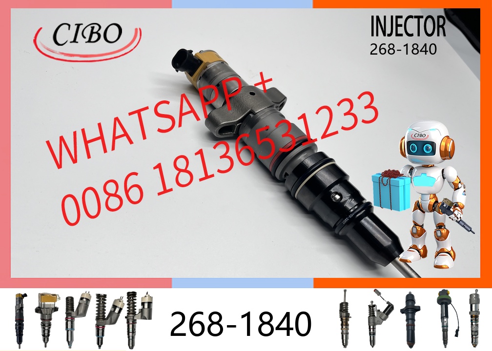 original 268-1840 Common Rail Diesel Fuel Injector for  C7 Excavator Engine 295-9166 328-2587 20R-8066 295-1412 Replacement Injector Parts original new injector