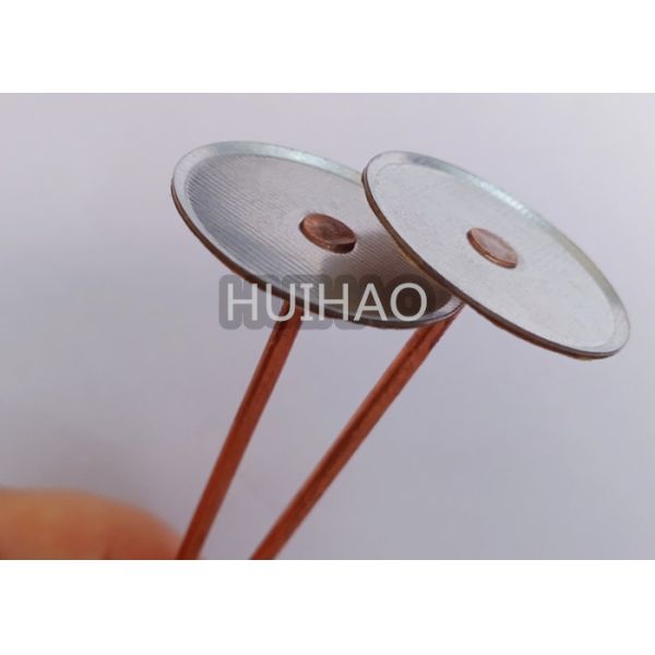 12ga Copper Plated Mild Steel Cupped Head Insulation Weld Pins For Hvac System
