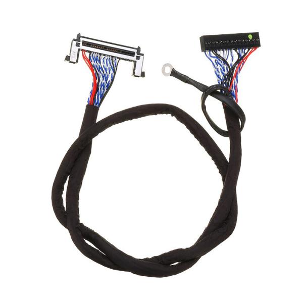 JAE FI-RE51HL DuPont LCD LVDS Cable 51 Pin For 2CH 10 - Bit  LCD Panel