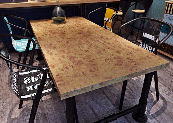 Durable Wood Grain Printing Modern PVC Self Adhesive Wallpaper , 0.45*10M