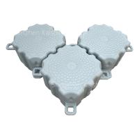 Sistema de doca flutuante leve Pontoon modular de plástico HDPE e espuma EPS