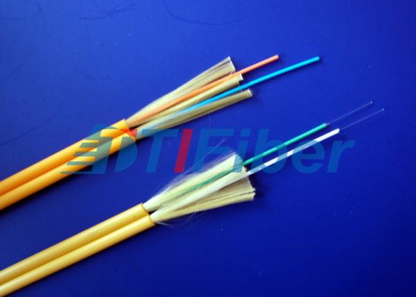 Mini cabo de fibra ótica de fita, 3.0mm cabo de fibra ótica de 12 núcleos com o revestimento redondo de OFNP