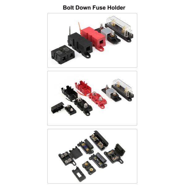 12V 32V DC Водостойкий аккумулятор для морской лодки Автомобильный аудио ANL MIDI MEGA Fuse Box Block Holder