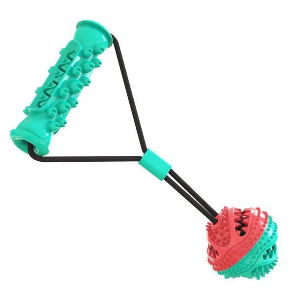 Wholesale Rubber Indestructible Treat Dispensing Ball Interactive Pet Ball Chew Dog Toy