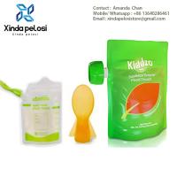 Classe de alimentos cor de plástico personalizado Stand Up Spout Saco para Pão Frango doces PartyOpp