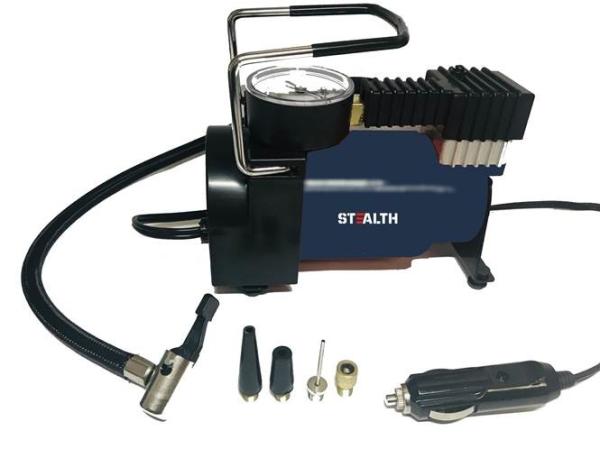 Metal Material Mini Air Compressor Oil Free DC 12V 180W Power 15A Current