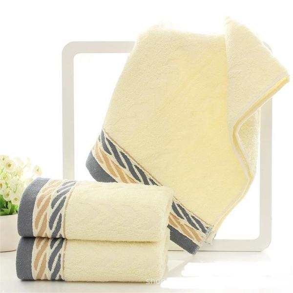 Accueil Hôtel et Sports serviettes absorbant le coton avec logo personnalisé