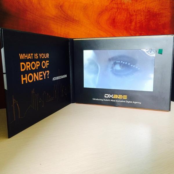 A4 A5 Promotional Video Brochure , TFT Video Business Card With Lcd Screen