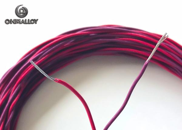 Revestimento da borracha de silicone das costas do cabo de par termoelétrico da isolação da fibra de vidro multi