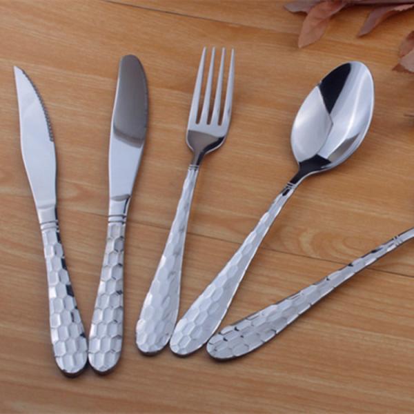 high quantity Stainless steel hotel cutlery/flatware set/tableware/Water Cube