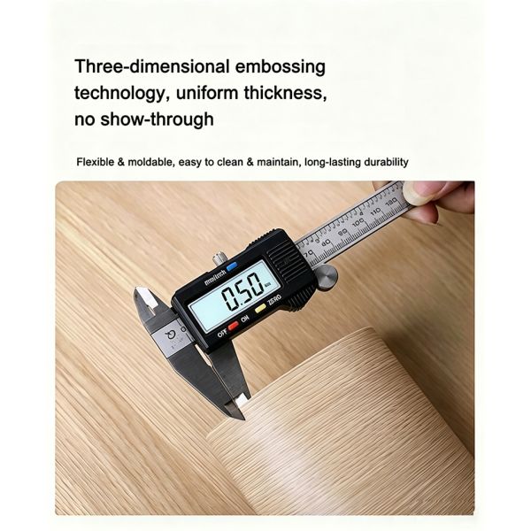 Heavy Gauge PVC Decorative Film 800mm–1400mm Width For Furniture Manufacturing