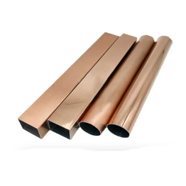 Tubo de aço inoxidável decorativo de 3 polegadas 316 316l 430 acabamento de espelho