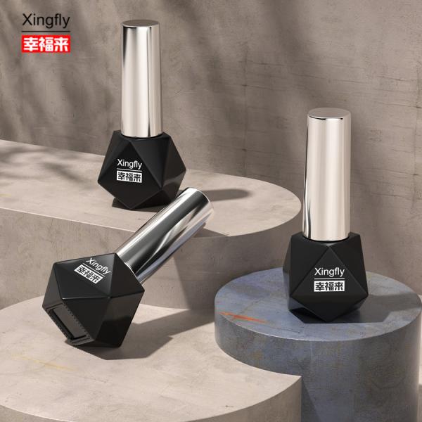 8ml Nail Polish Bottle Gel Polish Rubber Base Coat Reinforcement Glass Bottle