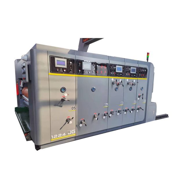 Vacuum Feeding 1-5 Colors Printer Slotter Die Cutter Machine 300pcs/Min