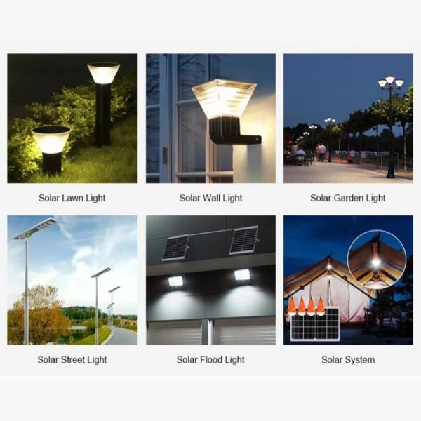 LED Solar Wall Light With Smart Light Control & Low Power Consumption for Villa Exterior Wall