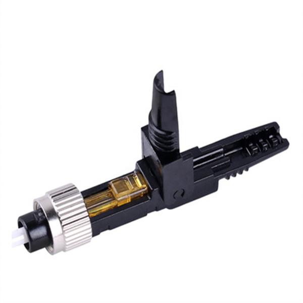 Good Stability Fiber Optic Connectors , UPC Fiber Connector For FTTH Drop Cable