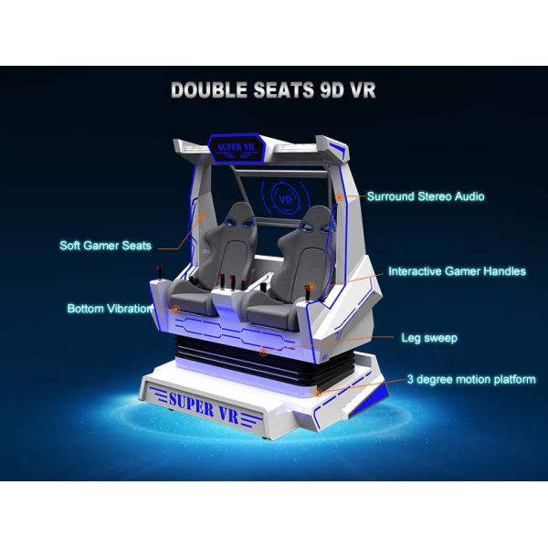 2 имитатор кино яйца 9Д мест ВР с шлемом энергетической системы/ДПВР Э3