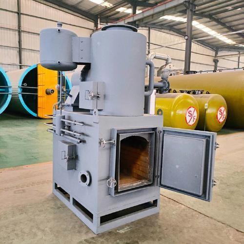 Solid Burner Dual Chambers Incinerator For Hospital Medical Waste Treatment In Food Beverage Shops